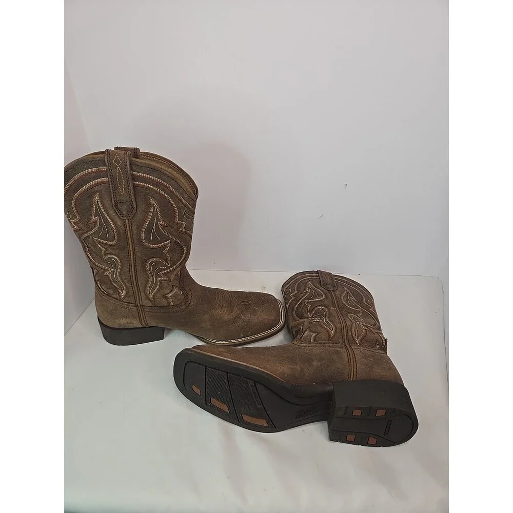 CODY JAMES cush core mens performance western boots-broad square toe size 8D